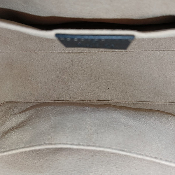 Padlock Small Monogram Coated Canvas Beige