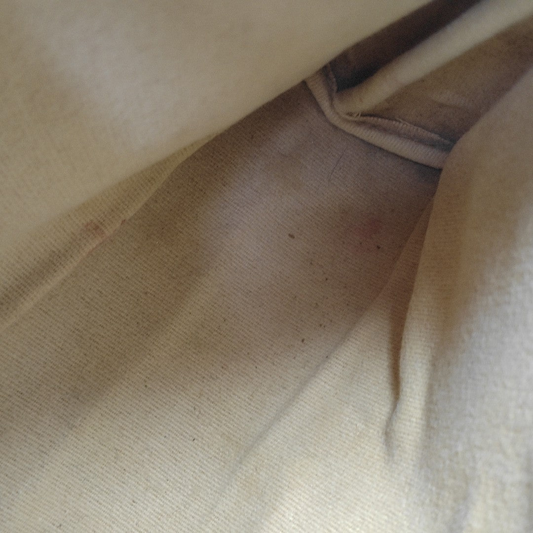 Monogram Coated Canvas Clutch Beige