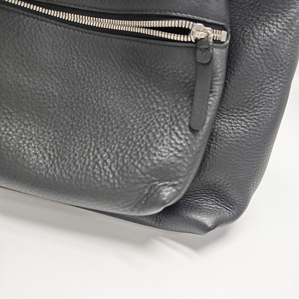 Calfskin Backpack Large Black