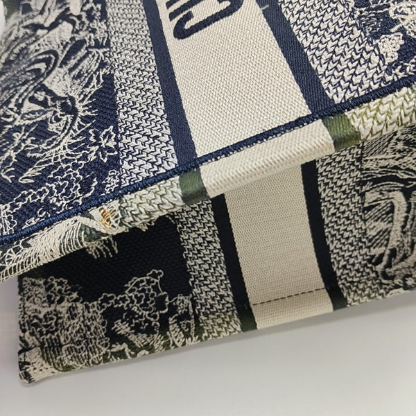 Book Tote Medium Canvas Blue