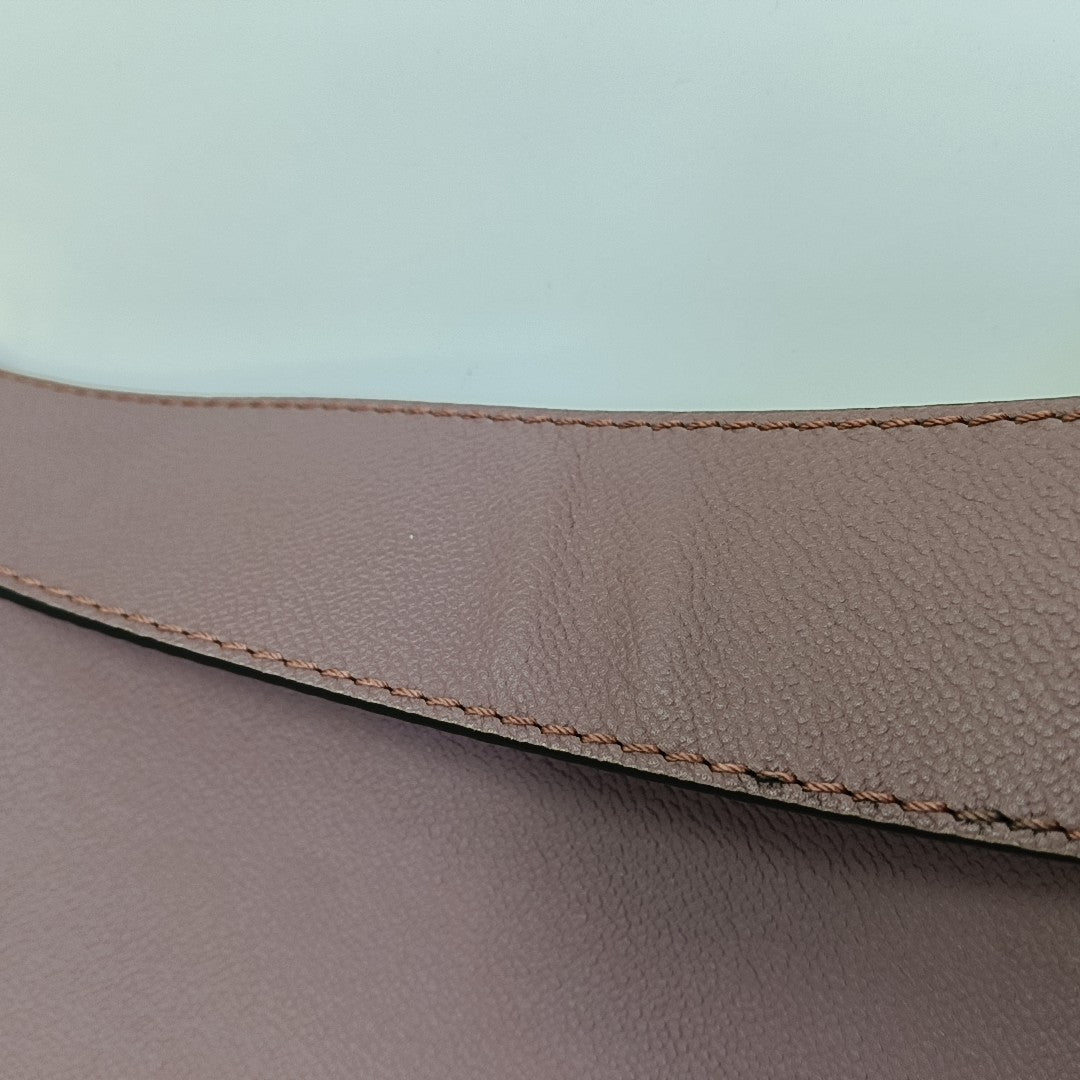 Calfskin Shoulder Bag Pink