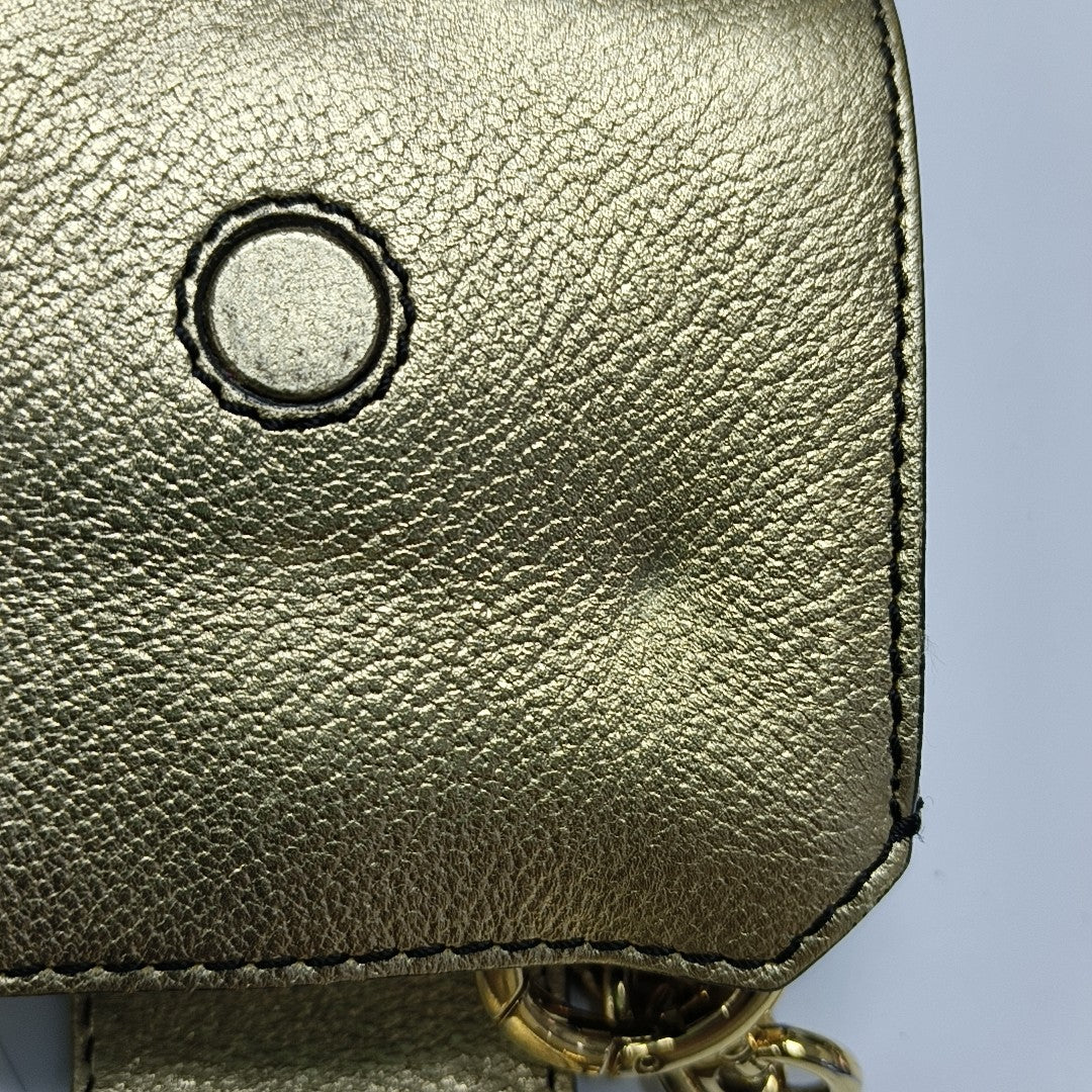 Buckle Leather Gold