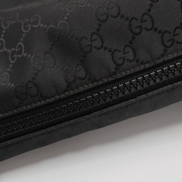 Monogram Fabric Belt Bag Black