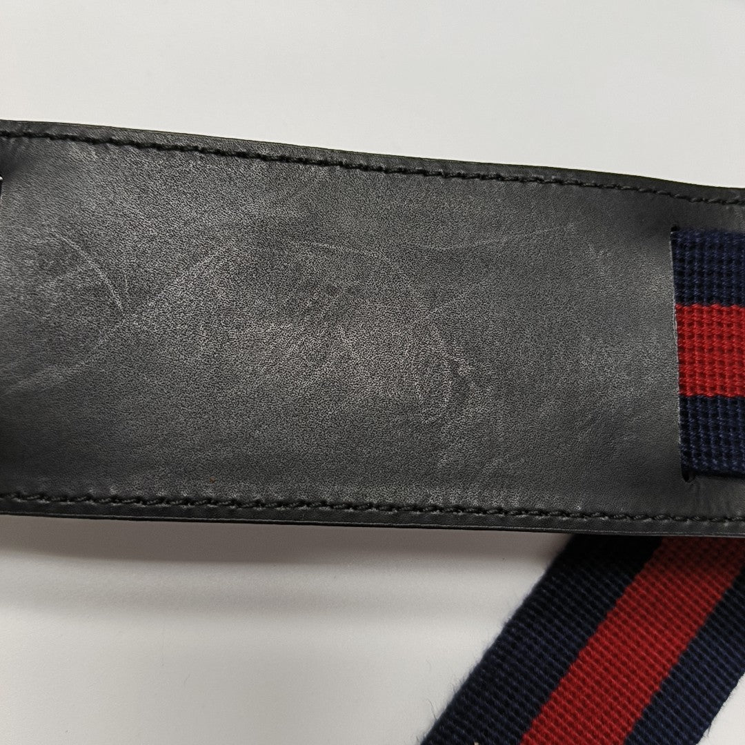 GG Supreme Monogram Coated Canvas Black