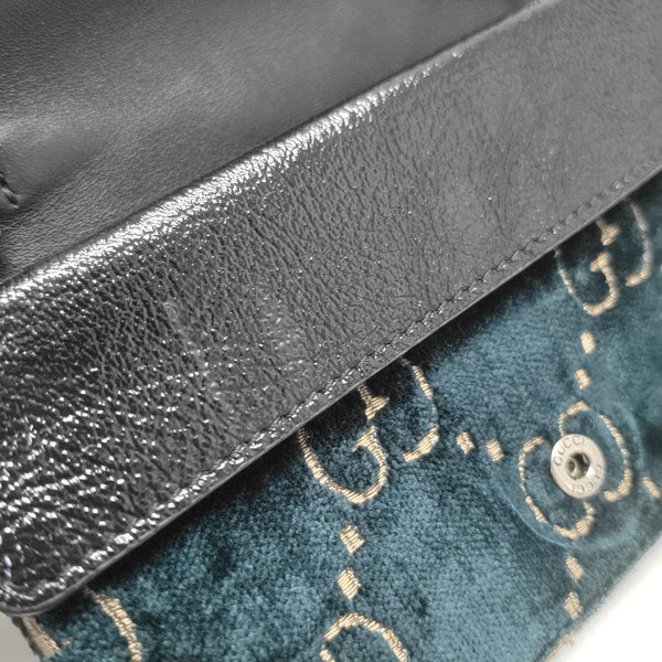 Dionysus Super Mini Monogram Velvet Green