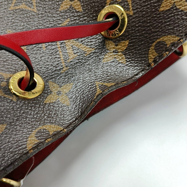 NÉONOÉ MM Monogram Coated Canvas Brown