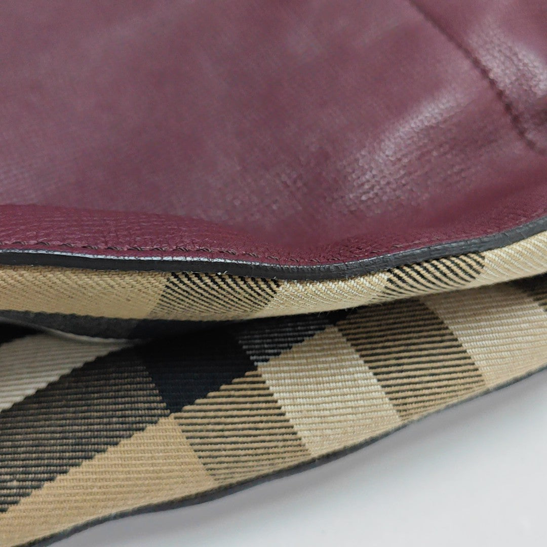 Calfskin Shoulder Bag Red
