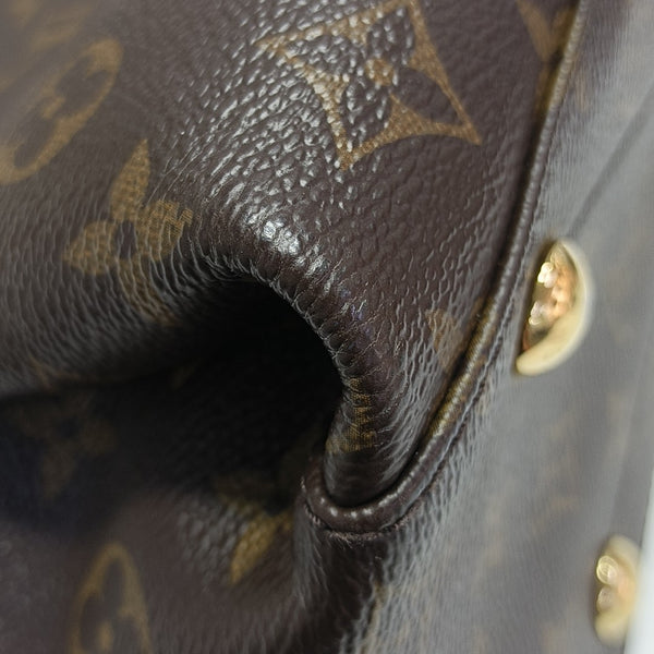 GEORGES MM Monogram Coated Canvas Brown