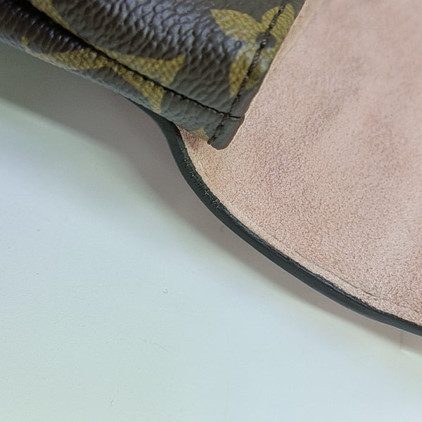 LOCKY BB Monogram Coated Canvas Pink