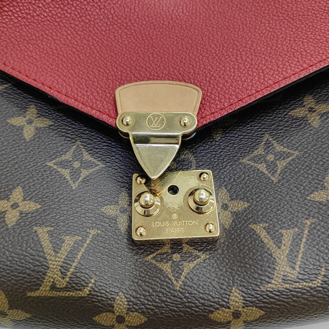 PALLAS BB Monogram Coated Canvas Brown