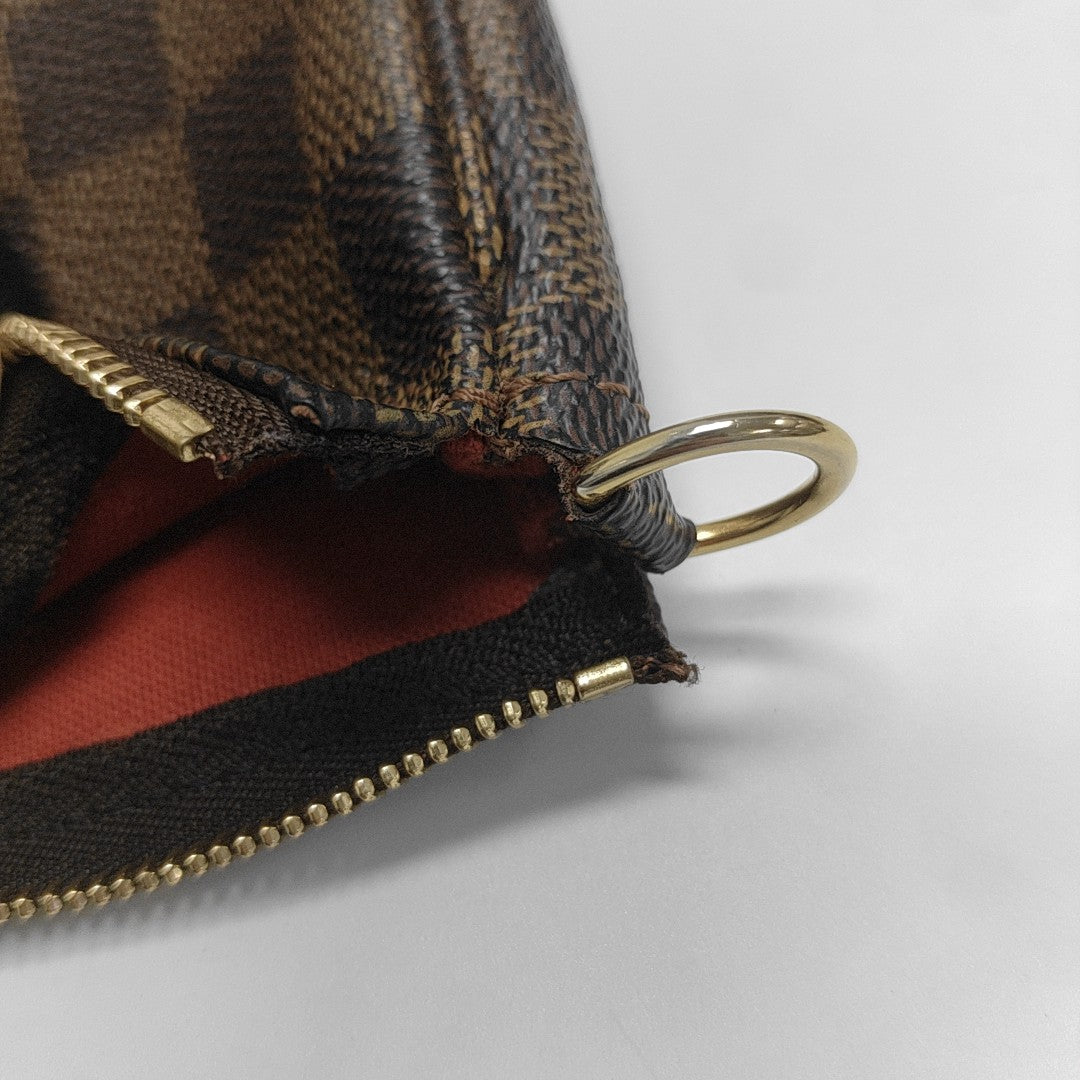 ACCESSOIRES MM Damier Ebene Coated Canvas Brown