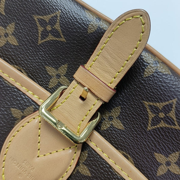 DIANE Monogram Coated Canvas Brown