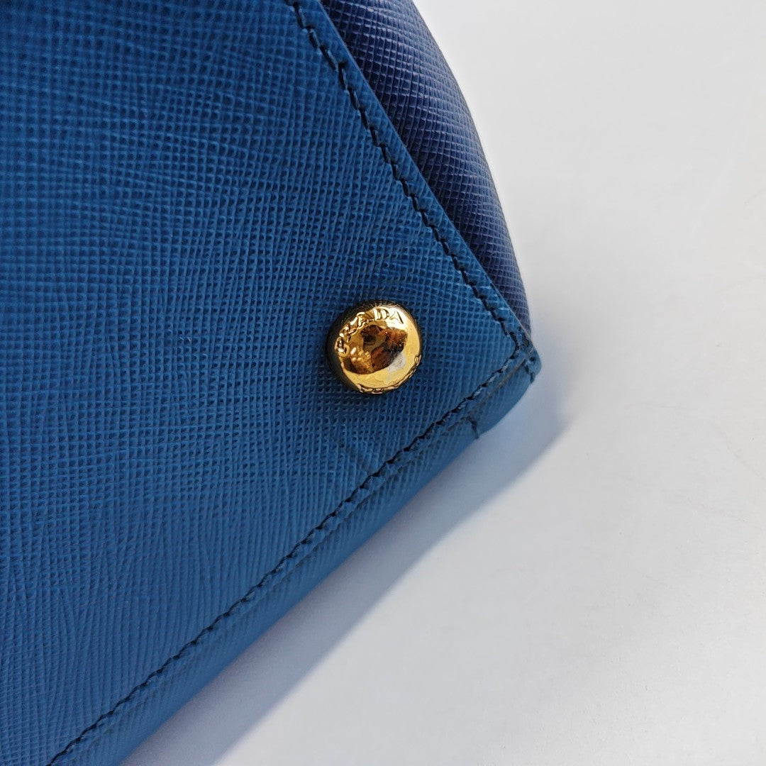 Parabole Saffiano Calfskin Blue