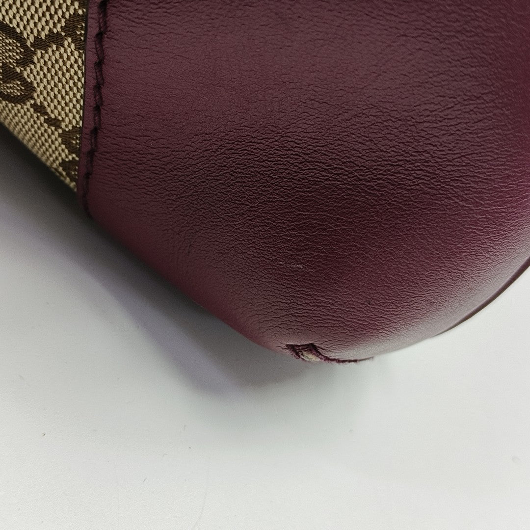 Monogram Canvas Tote Bag Brown