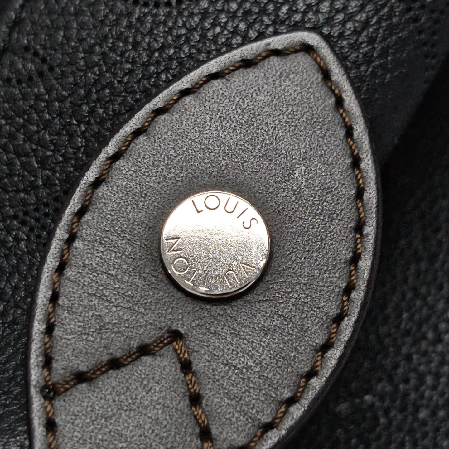 HINA Monogram Calfskin Black