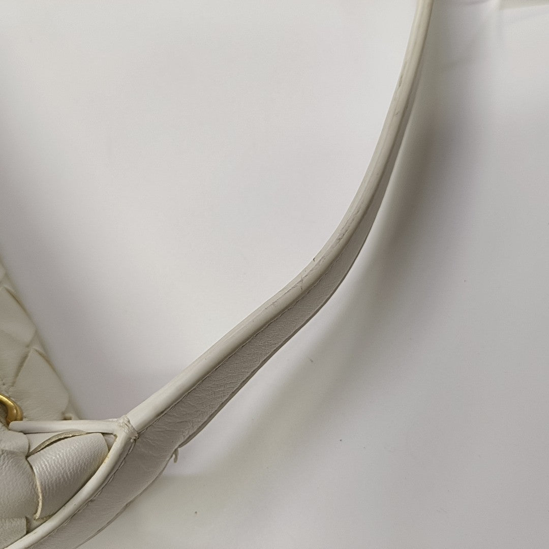 Calfskin Top Handle Bag White