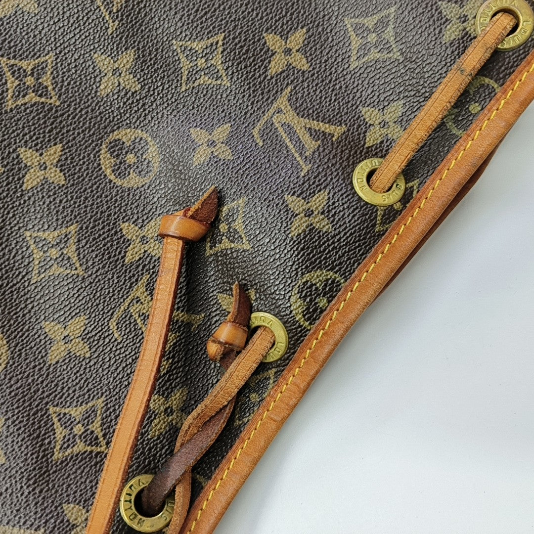 NOÉ GM Monogram Coated Canvas Brown
