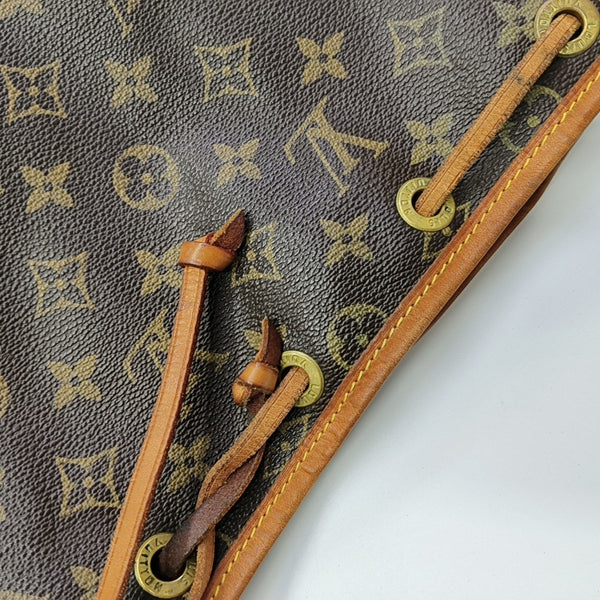 NOÉ GM Monogram Coated Canvas Brown