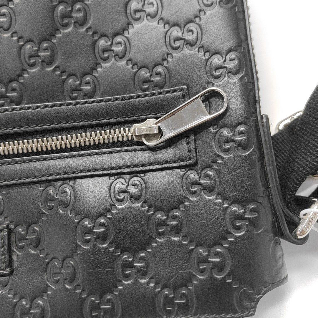 Signature Monogram Calfskin Black
