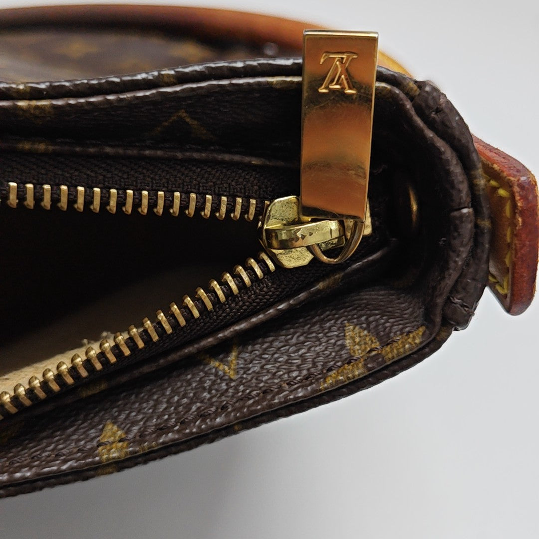 LOOPING MM Monogram Coated Canvas Brown