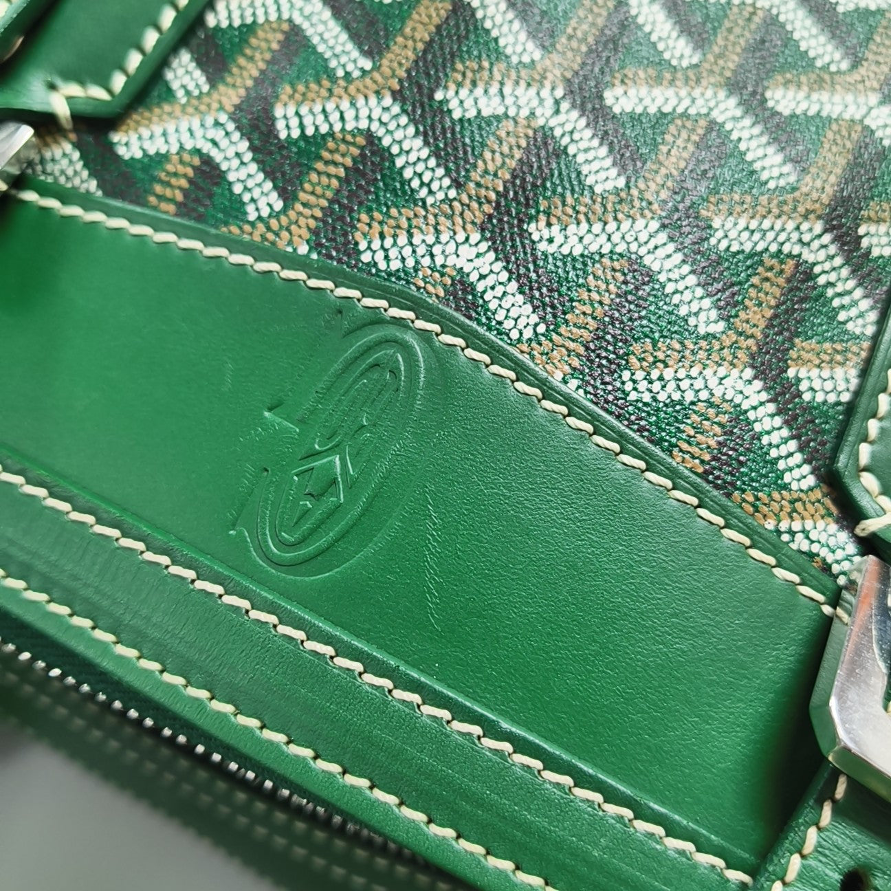Bowling Coated Canvas Green