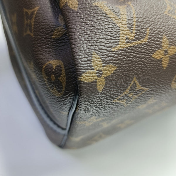 KEEPALL 45 Monogram Coated Canvas Brown