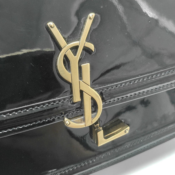 Authenticated pre-owned  SOLFERINO Small Patent Leather Black - Shoulder Bag at Looply