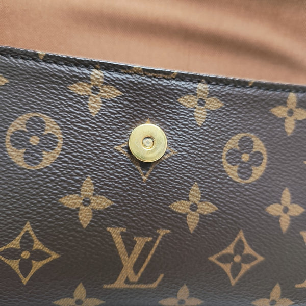 IVY Monogram Coated Canvas Brown