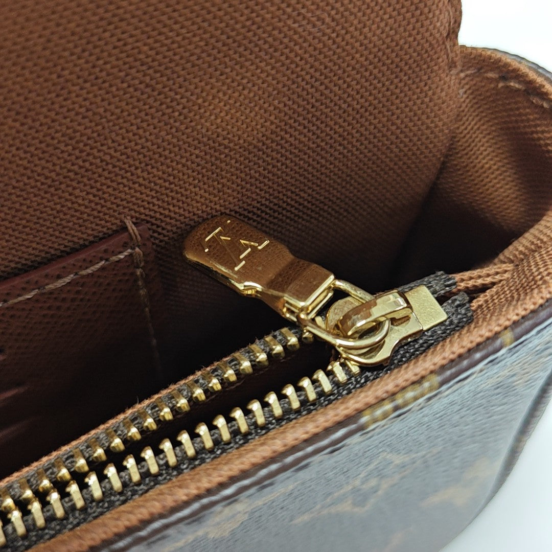 IVY Monogram Coated Canvas Brown