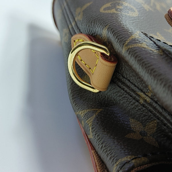SOHO Mini Monogram Coated Canvas Brown