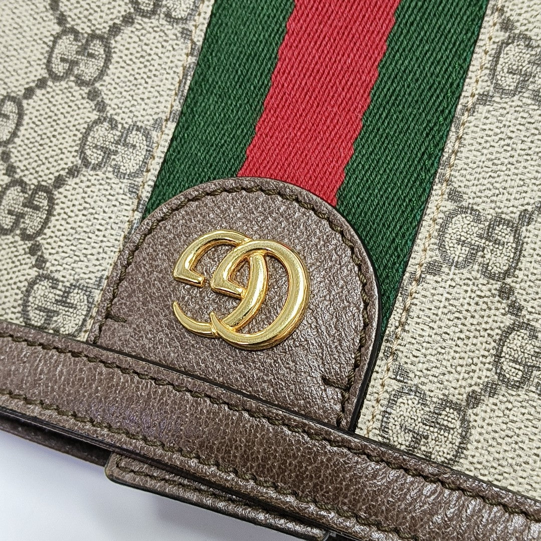 Monogram Coated Canvas Tote Bag Brown