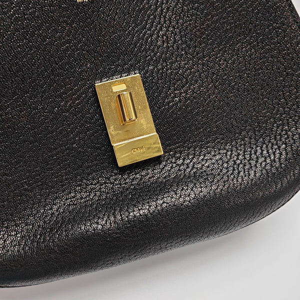 Drew Medium Calfskin Black