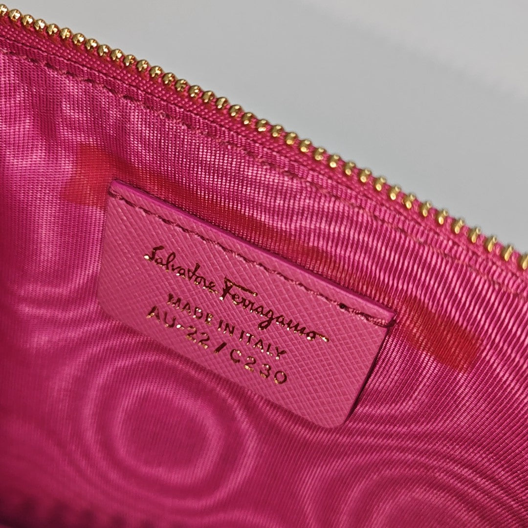 Gancini Calfskin Pink