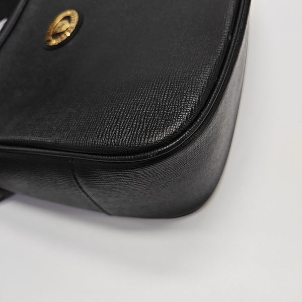 Calfskin Shoulder Bag Black