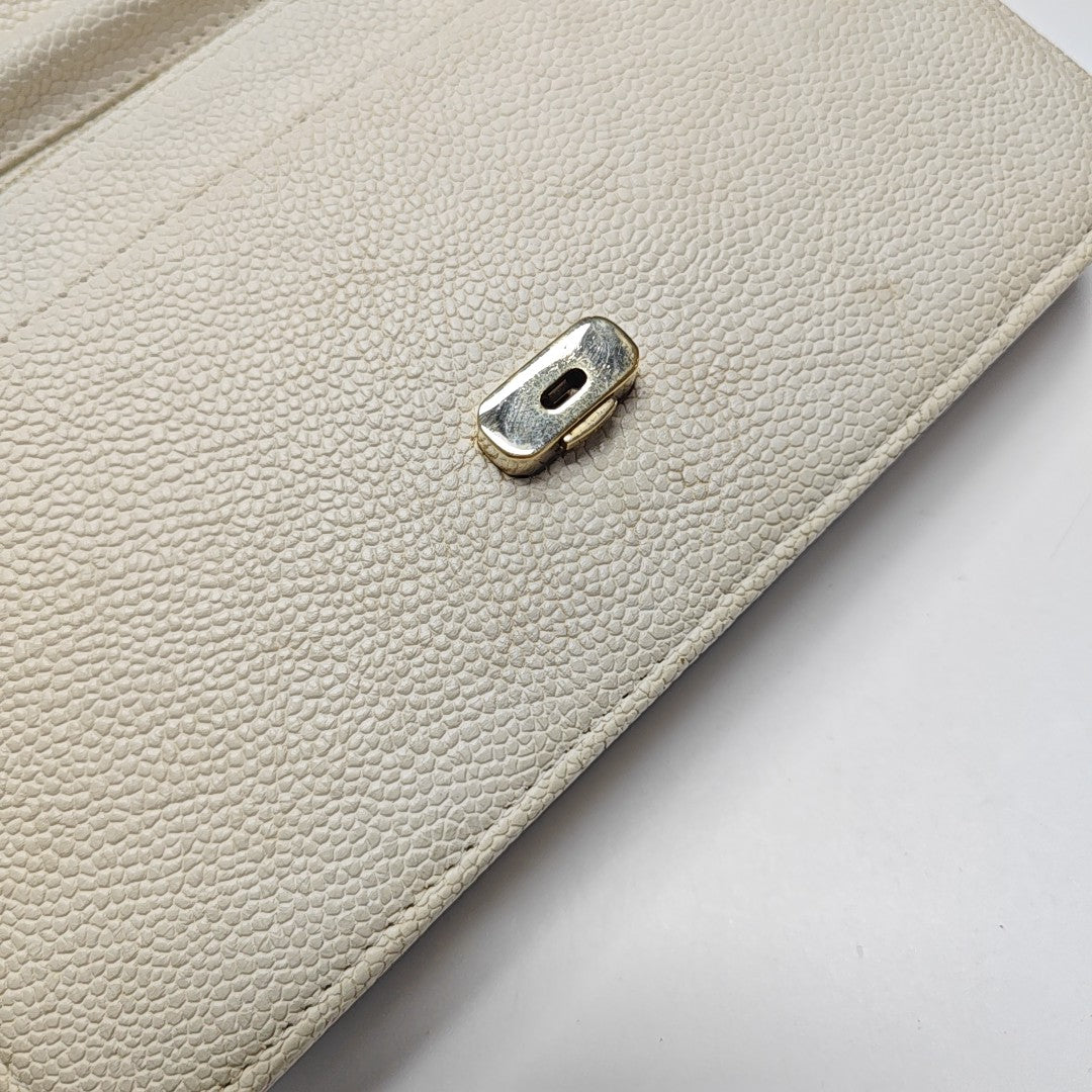 WOC Quilted Calfskin White
