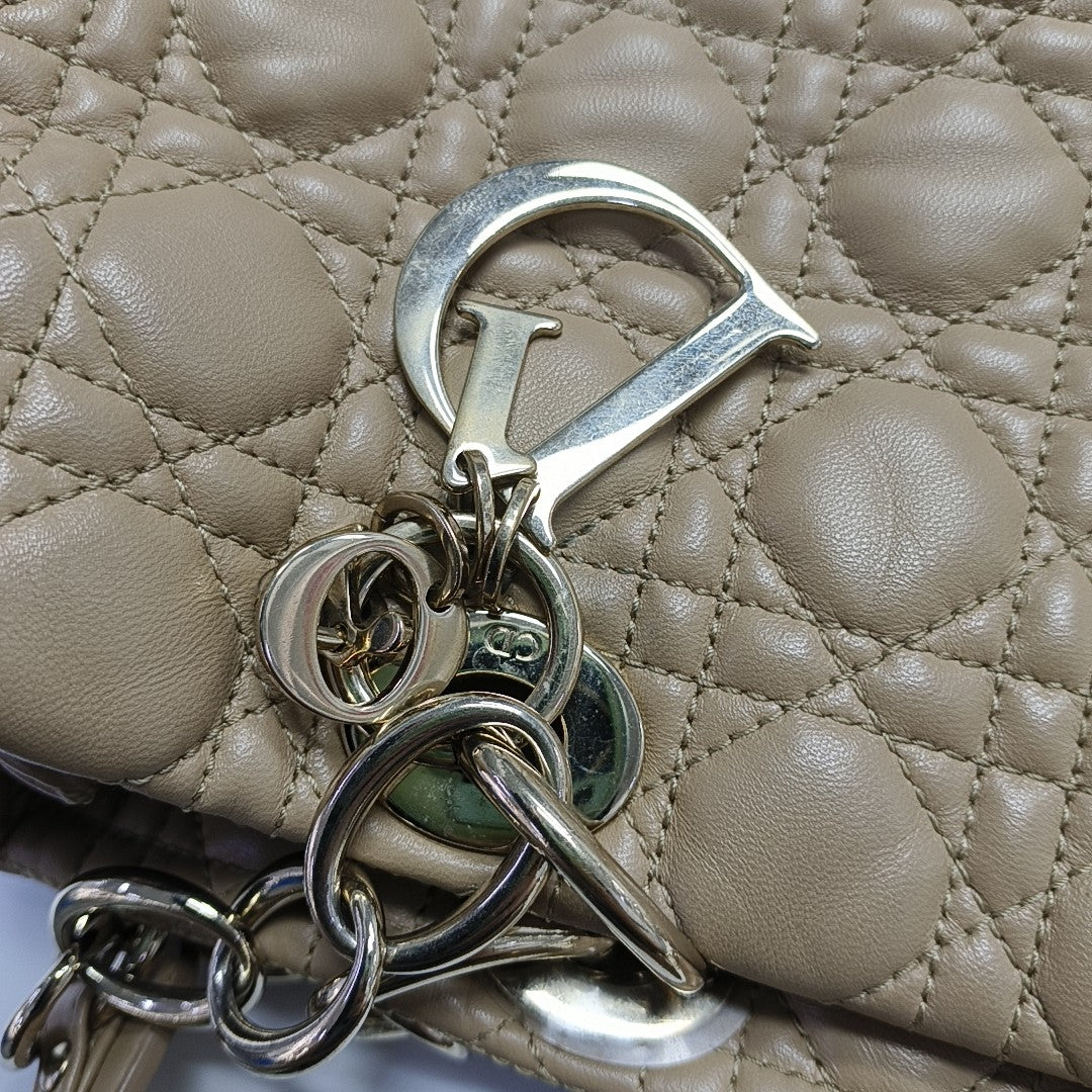 Dior Soft Cannage Calfskin Beige
