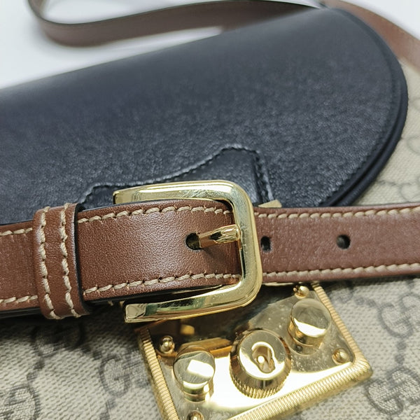Padlock Small Monogram Coated Canvas Multicolor