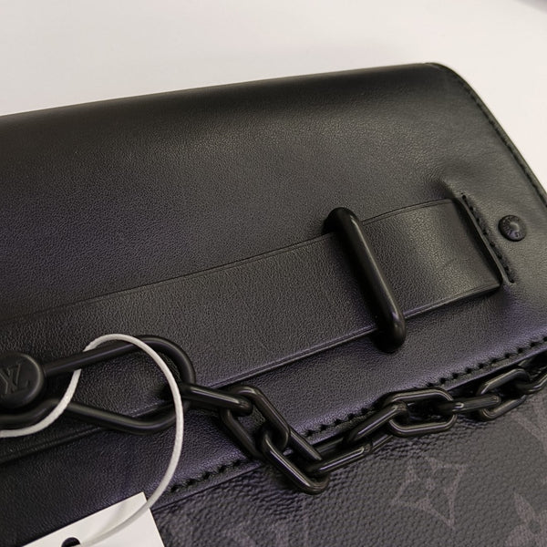 STEAMER Monogram Coated Canvas Black