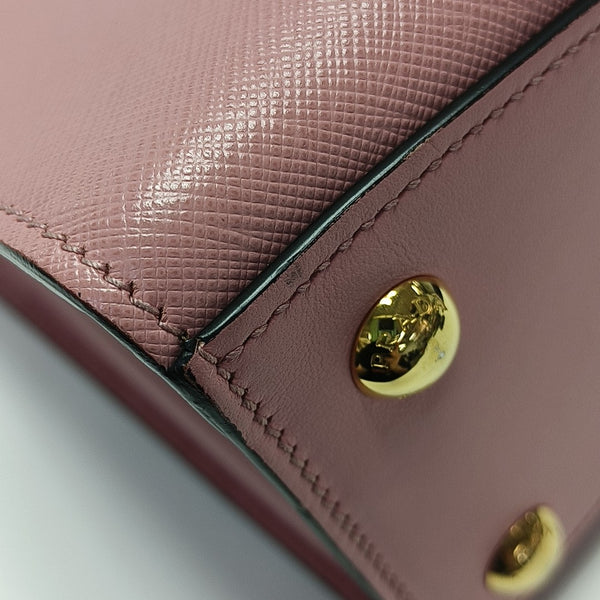 Bibliothèque Saffiano Calfskin Pink