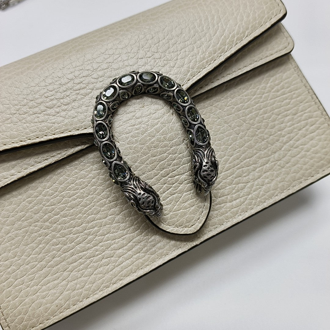 Dionysus Super Mini Calfskin Beige