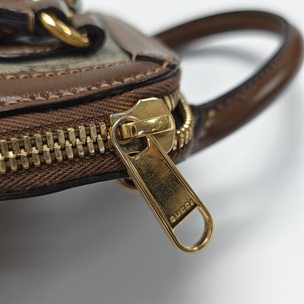 Horsebit 1955 Mini Coated Canvas Beige