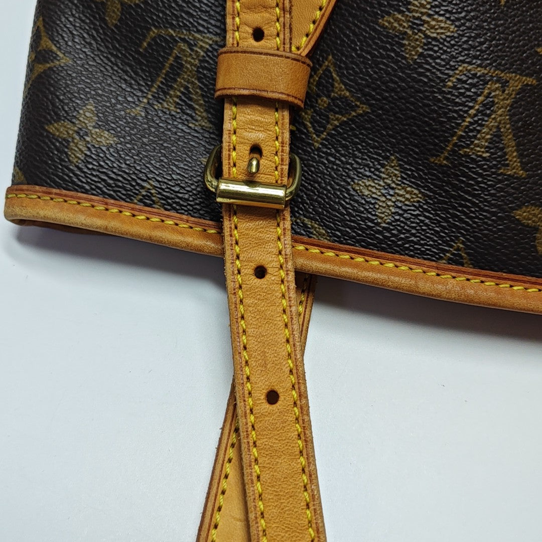 BUCKET PM Monogram Coated Canvas Brown