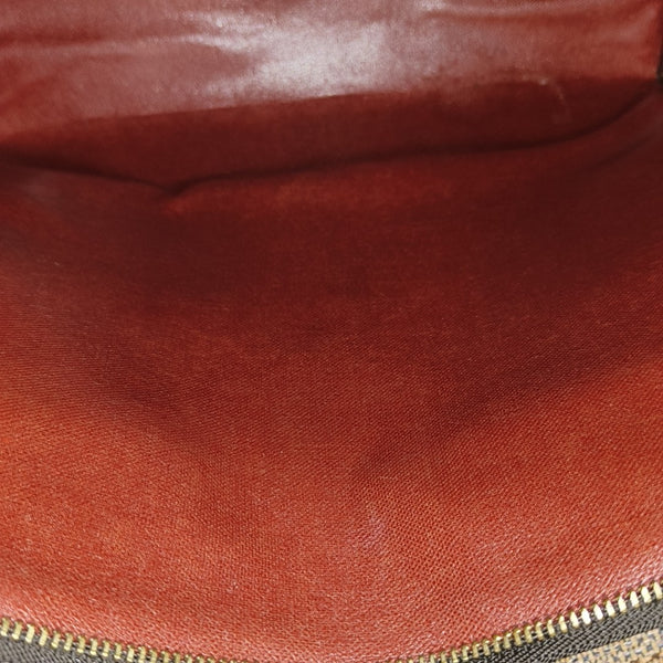 TOILET POCKET 26 Damier Ebene Coated Canvas Brown