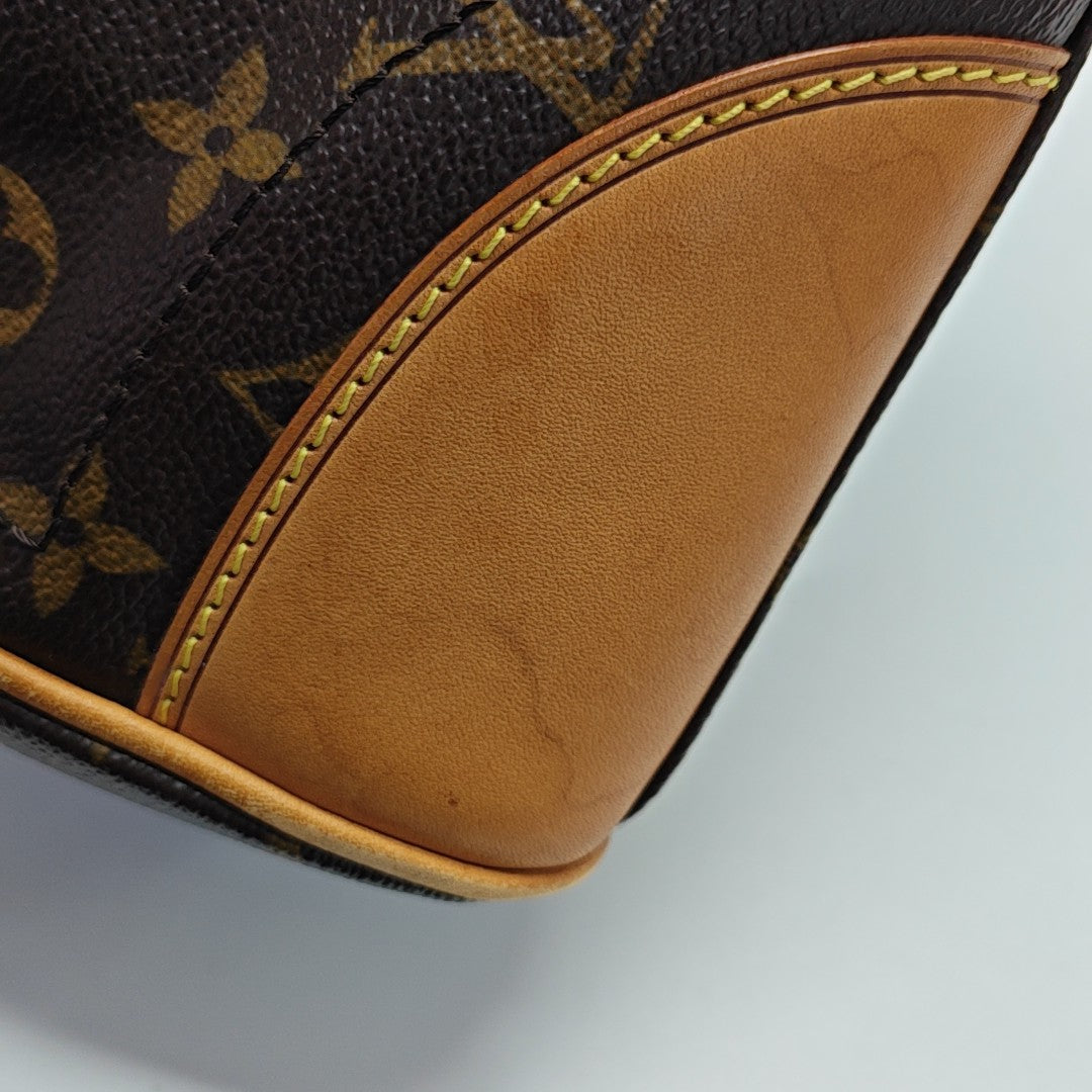 BEVERLY MM Monogram Coated Canvas Brown