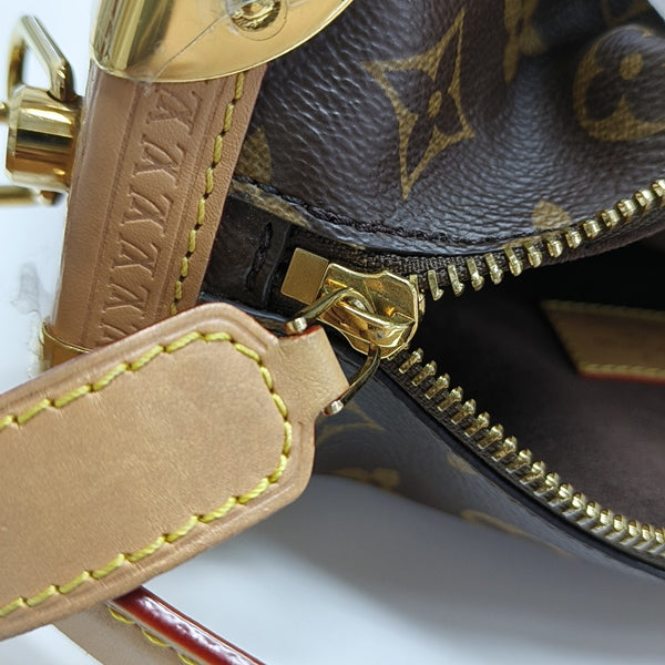 SIDE TRUNK MM Monogram Coated Canvas Brown
