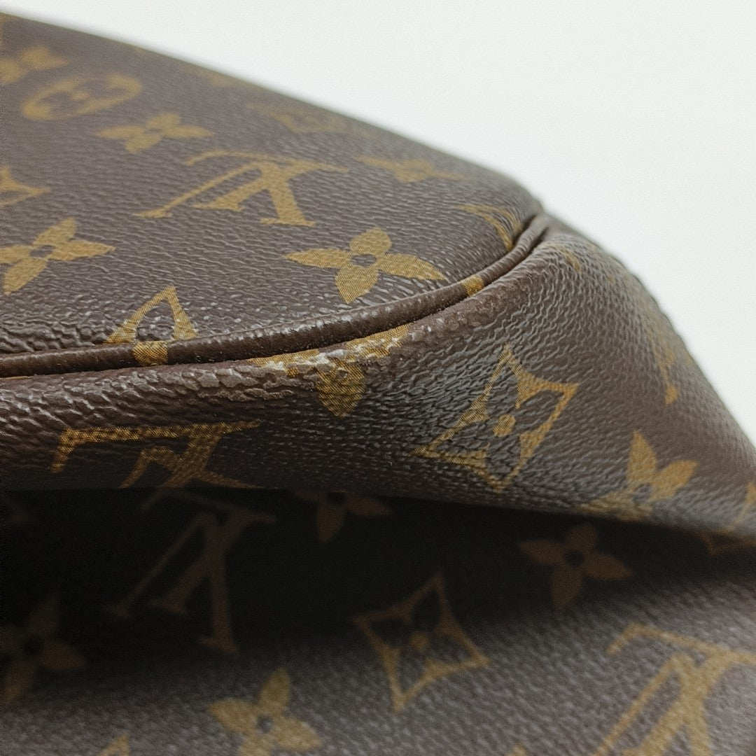 NEVERFULL MM Monogram Coated Canvas Brown