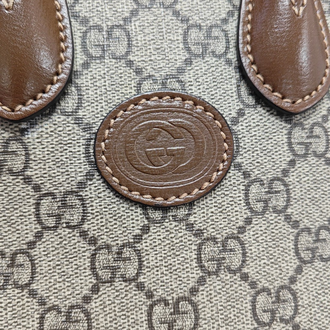 Retro Mini Monogram Coated Canvas Beige