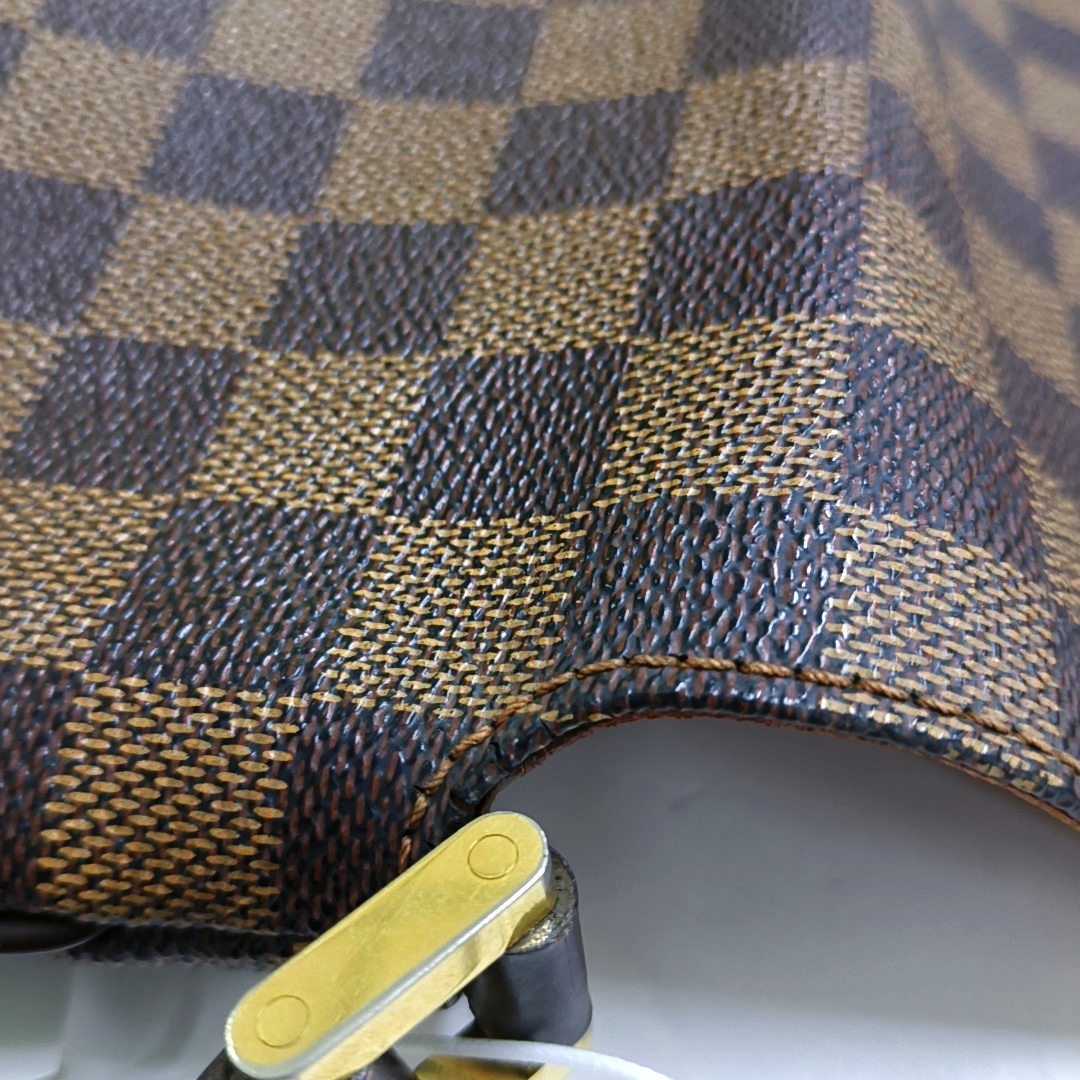 Authenticated pre-owned  MUSETTE TANGO Damier Ebene Coated Canvas Brown - Crossbody Bag at Looply