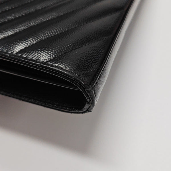 MONOGRAM Medium Chevron Calfskin Black