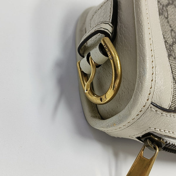 Ophidia Monogram Coated Canvas Beige